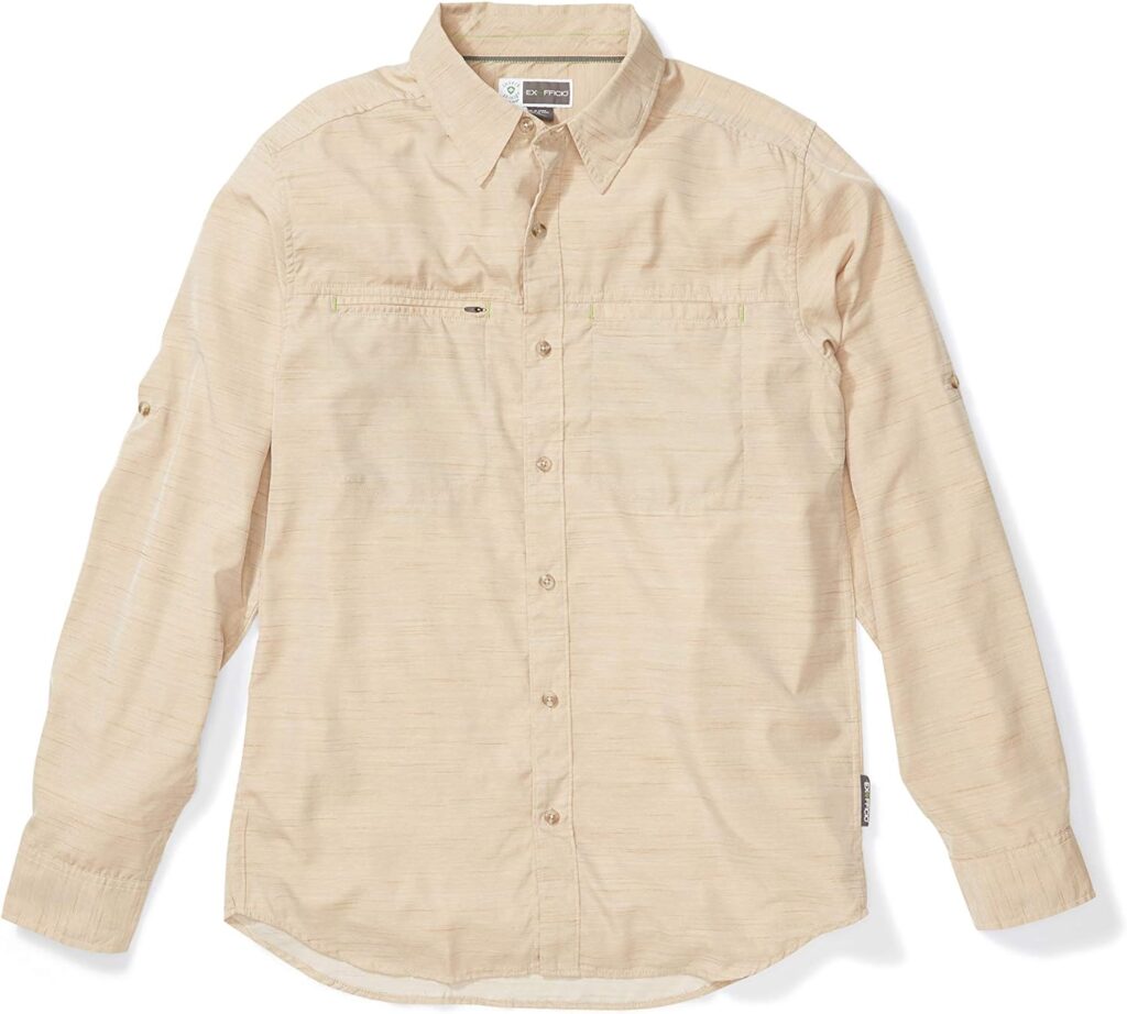 ExOfficio Men's BugsAway San Gil Long Sleeve Gear up for Great Outdoor Birding Hiking Camping Essentials