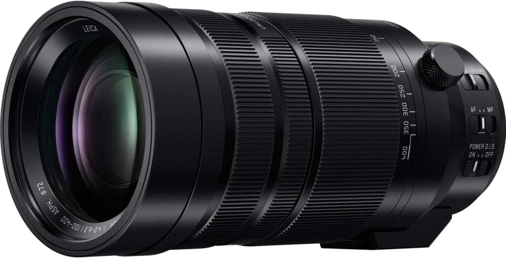 PANASONIC LUMIX G LEICA DG VARIO-ELMAR PROFESSIONAL LENS, 100-400MM, F4.0-6.3 ASPH Lens