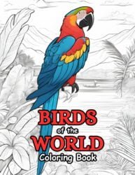 Birds of the World Coloring Book as a perfect delightful gift for bird lovers and birdwatchers