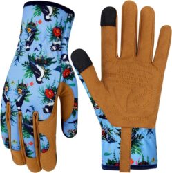 Funky Bird Garden Gloves as a perfect delightful gift for bird lovers and birdwatchers