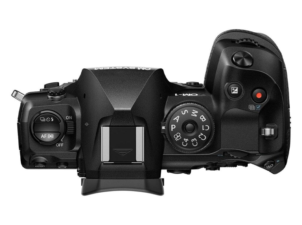 OM-1 Mark II Camera Body Upside View