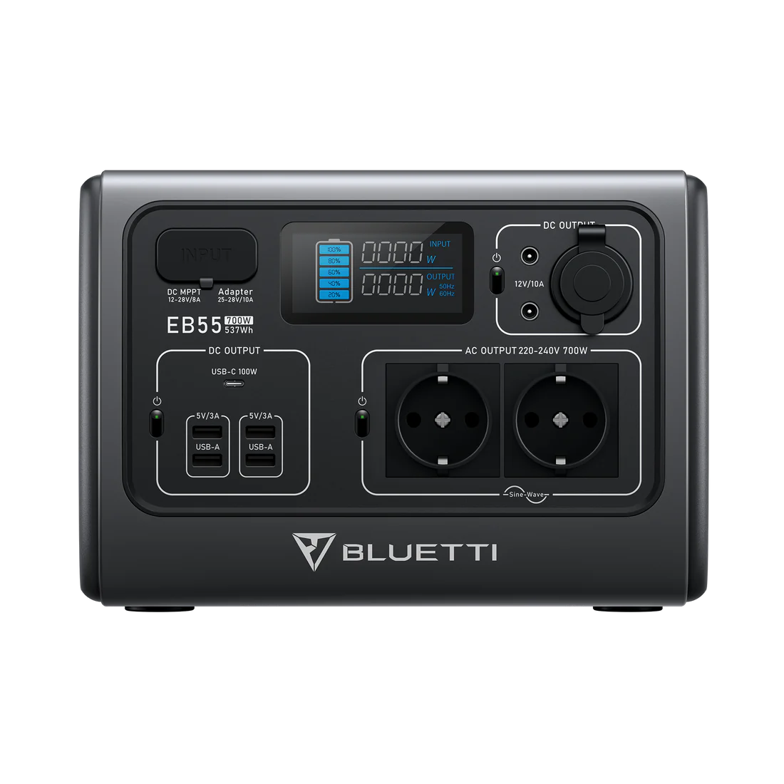 BLUETTI PowerOak EB55 Portable Power Station - 2