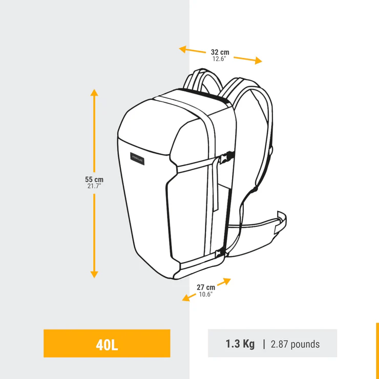 Forclaz Travel 500 Organizer 40 L Backpack - 6