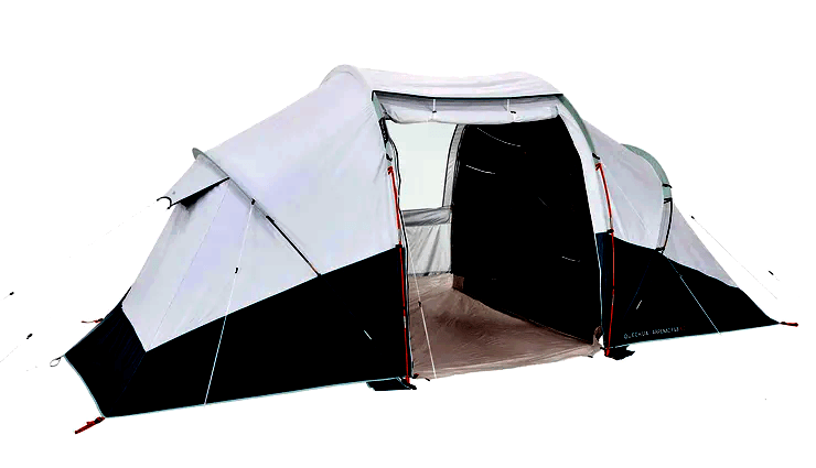 Quechua Arpenaz Fresh & Black Waterproof Family Camping Tent 4 Person Hike and Camp Deals