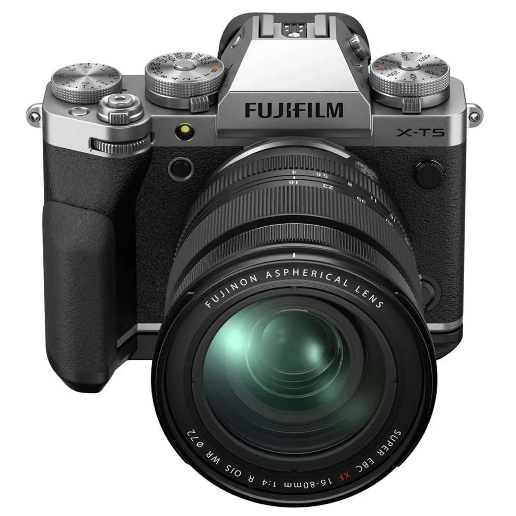 Fujifilm X-T5 with lens