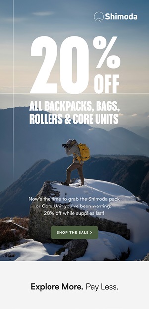 Shimoda Designs Promotions
