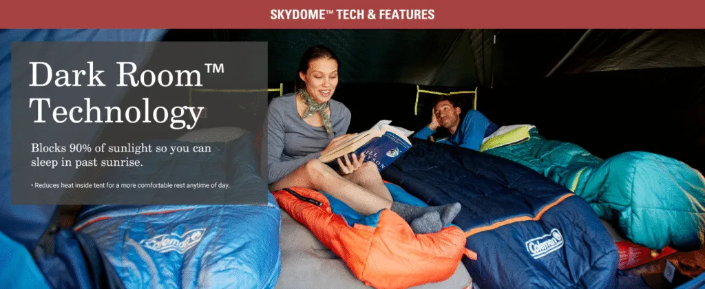 Coleman Skydome Tent 3