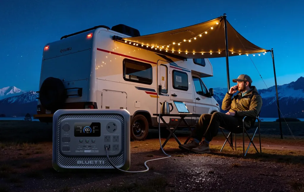 BLUETTI Elite 300 smallest portable power station for birdwatching