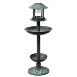NNEVL Bird Bath/ Feeder with Solar Light