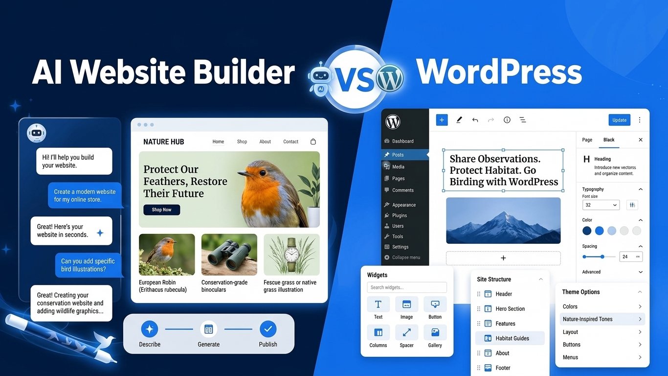 WordPress.com AI Website Builder